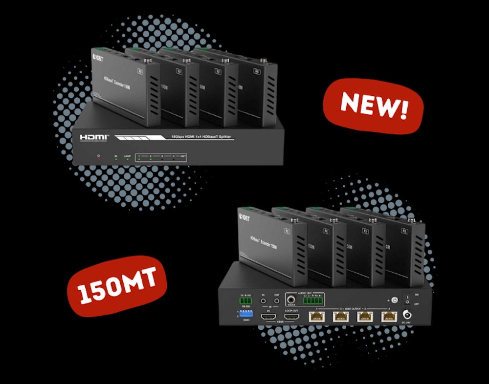 Kit splitter HDBaseT Seada SP-HBT14B150