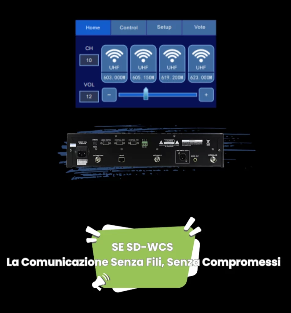 Sistema conference wireless Seada SE SD-WCS