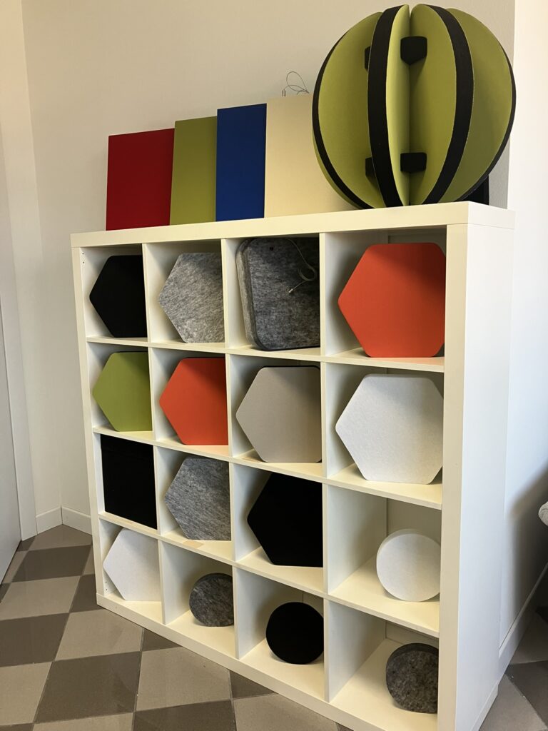 Campionatura pannelli fonoassorbenti Armonic Vision