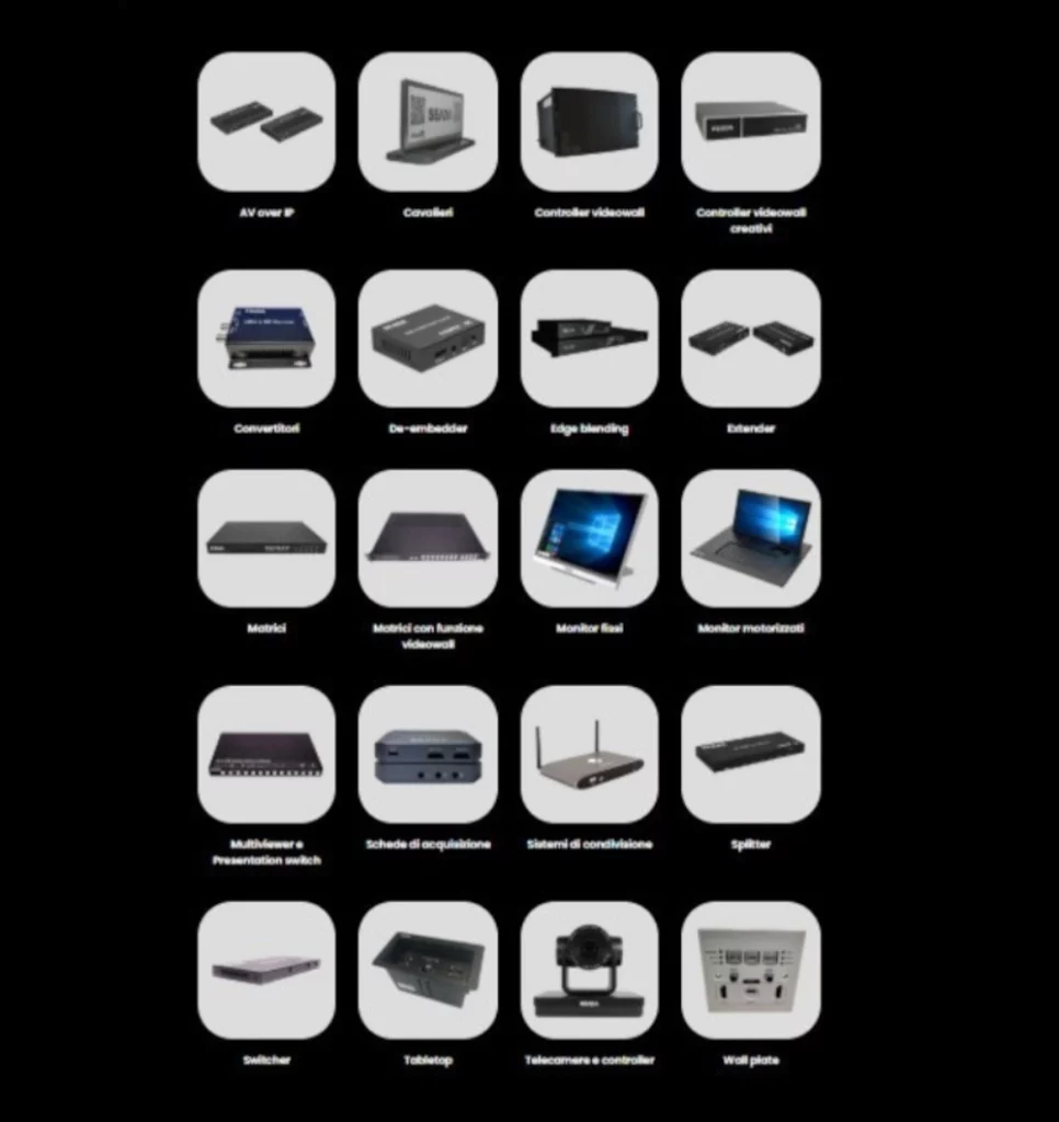 Catalogo prodotti Seada su sito Armonic Vision