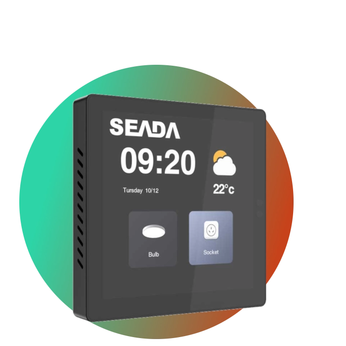 Pannello di controllo domotico touch Seada SD-TS04C