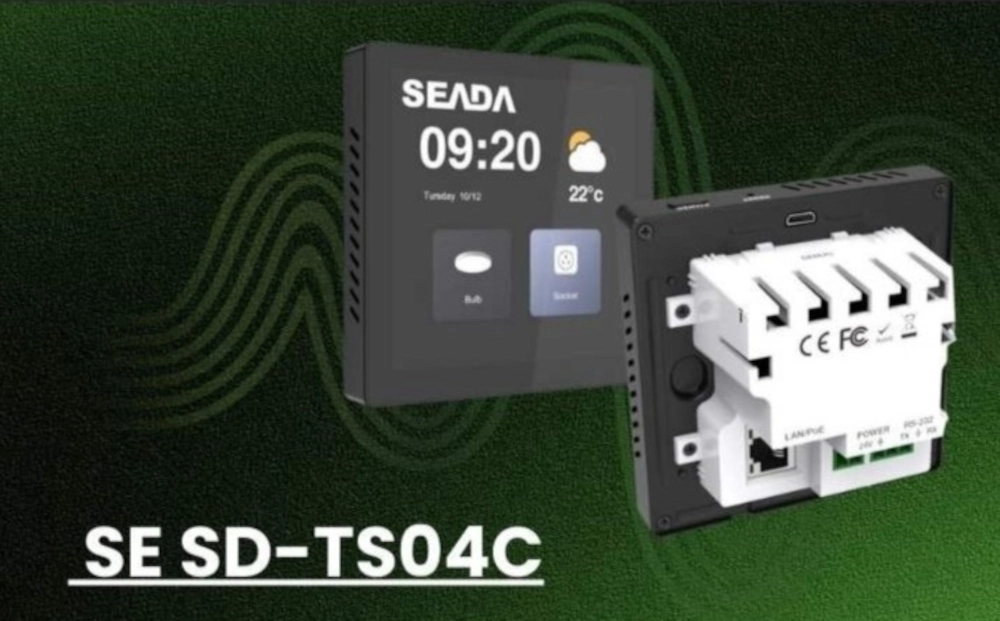 Seada SE SD-TS04C Pannello di controllo domotico touch da 4"