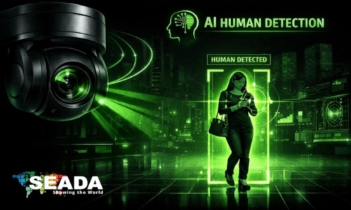Newsletter di presentazione della nuova serie di telecamere PTZ con AI "Human Detection"