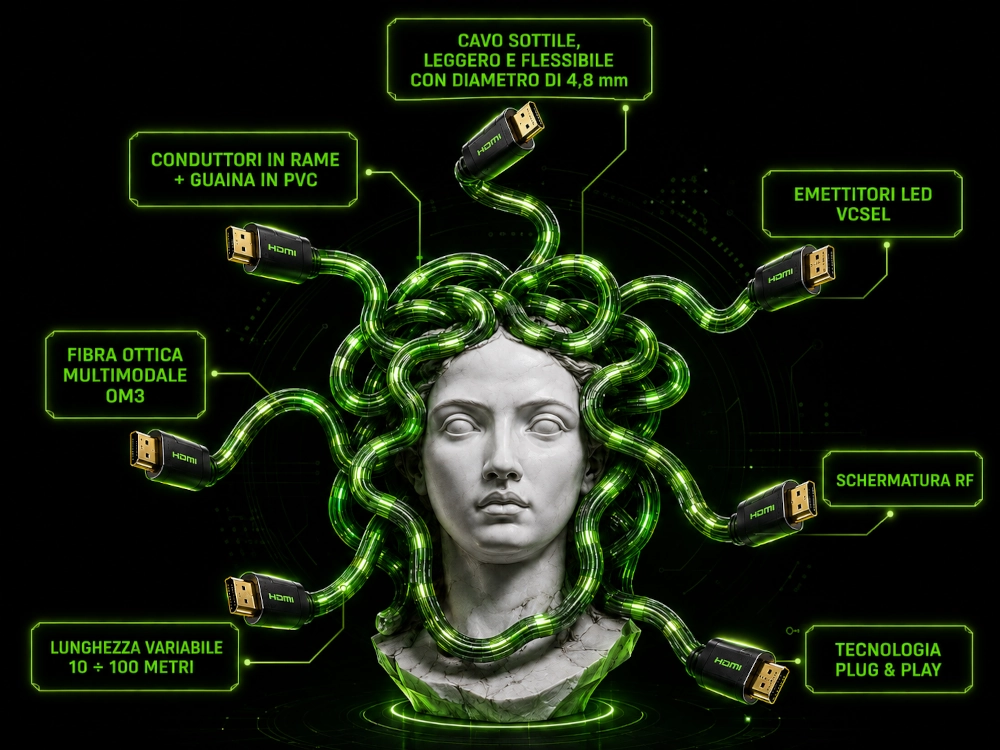 Specifiche cavi ibridi HDMI AOC Seada